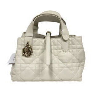Christian Dior Toujours Bag White Macrocannage Calfskin